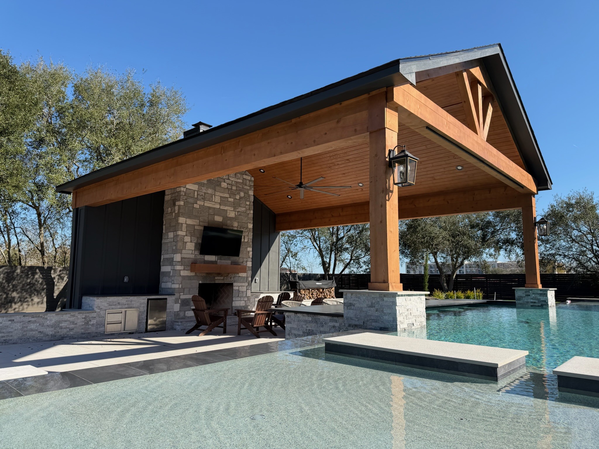 Patio cover installation